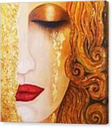 The Tear Inspired by Klimt by k Madison Moore Canvas Print