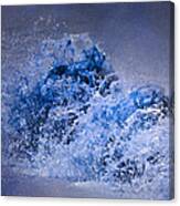 The Wave - Blue Water Scene Canvas Print