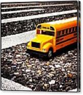 The Wheels Of The Bus Go Round And Round Canvas Print