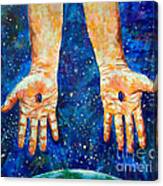 The Whole World In His Hands Canvas Print