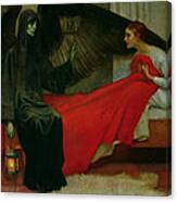 The Young Girl And Death Canvas Print