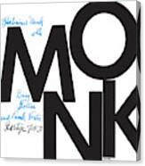 Thelonious Monk -  Monk (prestige 7053) Canvas Print