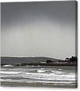 Threatening Rain Clouds Over St Michaels Mount Canvas Print