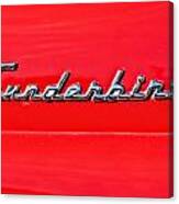 Thunderbird In Red Canvas Print