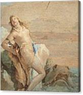 Tiepolo Giambattista, Ruggiero Saving Canvas Print