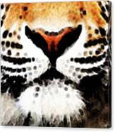 Tiger Art - Burning Bright Canvas Print