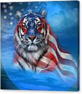 Tiger Flag Canvas Print