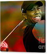 Tiger Woods Canvas Print