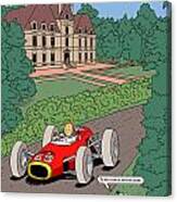 Tintin Grand Prix De Moulinsart 1965 Canvas Print