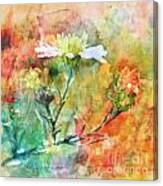 Tiny Wildflowers - Digital Paint Iii Canvas Print