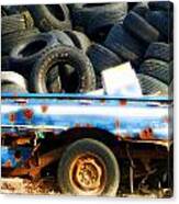 Tires Canvas Print