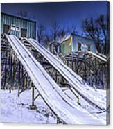 Toboggan Run Canvas Print