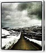 Today's #crazy #road To #balmoral Canvas Print