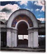 #toronto #archway #architecture Canvas Print