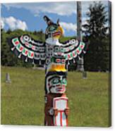 Totem Pole, Canada Canvas Print