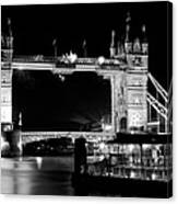 Tower Bridge At Night Canvas Print