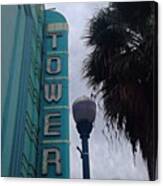 Tower Marquee (color) Canvas Print