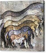 Traditional Horses Canvas Print
