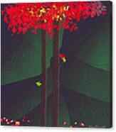 Trees In Bloom Canvas Print