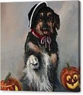 Trick Or Treat Dog Canvas Print