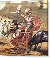 Triumphant Achilles Canvas Print Triumphant Achilles Canvas Print