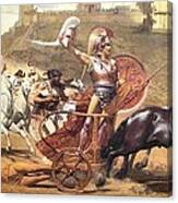 Triumphant Achilles Canvas Print