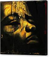 Troubled  African Canvas Print