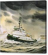 Tugboat Agnes Foss Canvas Print