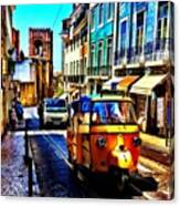#tuktuk #transport #lisboa #lisbon Canvas Print