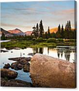 Tuolumne Sunset Canvas Print