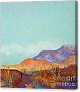 Turquoise Mountains Canvas Print