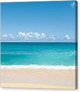 Turquoise Wave Canvas Print