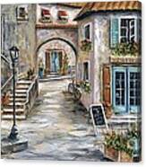Tuscan Street Scene Canvas Print