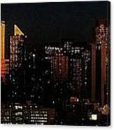 Twilight Reflections On New York City Canvas Print