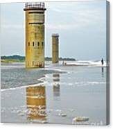 Twin Towers At Whiskey Beach Canvas Print