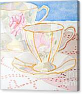 Two For Tea Canvas Print