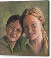 Two Sisters Canvas Print