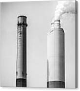 Two Smoke Stacks Canvas Print