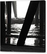 Under The Boardwalk Canvas Print