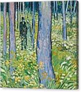 Undergrowth With Two Figures, 1890 Canvas Print