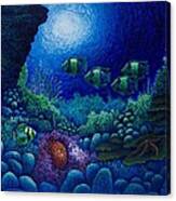 Undersea Creatures Iv Canvas Print