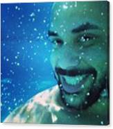 Underwater Pix Are Fun... #beard Canvas Print