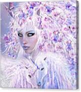 Unicorn Rose Goddess Canvas Print