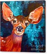 Uniquely Fawn Canvas Print