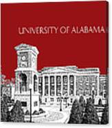 University Of Alabama #2 - Dark Red Canvas Print