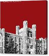 University Of Oklahoma - Dark Red Canvas Print