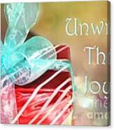Unwrap The Joy Canvas Print