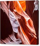 Upper Antelope Slot Canyon Abstract Canvas Print