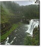 Upper Messa Falls Canvas Print