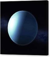 Uranus, Artwork Canvas Print